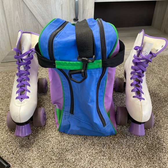 Seneca Shoes - Seneca RinkMaster Women’s Skates & Tote Vintage 80s RETRO Derby Sports Athletic